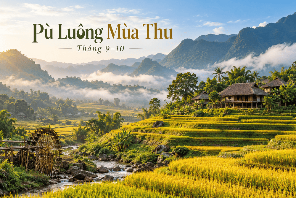Pù Luông – mùa thu bình yên giữa đại ngàn